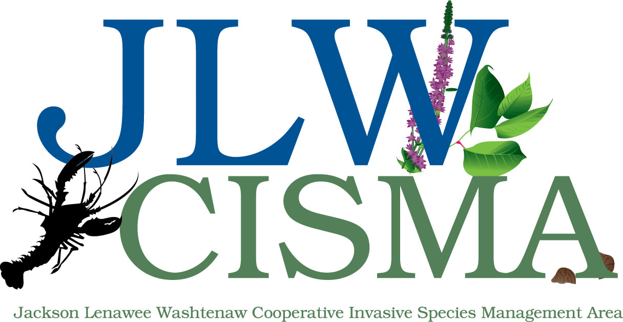 Jackson Lenawee Washtenaw Cooperative Invasive Species Management Area Logo